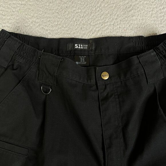 5.11 Tactical Cargo Pants  34x30 Black Ripstop Double Knee Utility 74273 019 -#2 - Picture 5 of 13